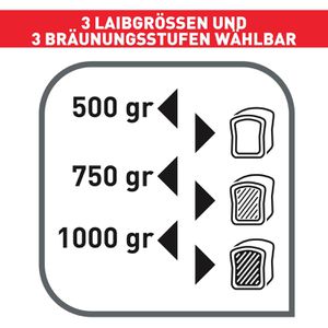 Produktbild für Brotbackautomat Tefal Pain Delice, PF240E