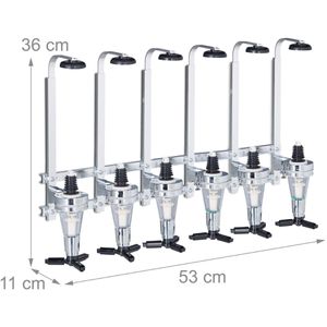 Produktbild für Barbutler Relaxdays 10025720, Wandmontage