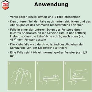 Produktbild für Fliegenfalle Nexa-Lotte Frucht/Essig, transparent zum Ankleben