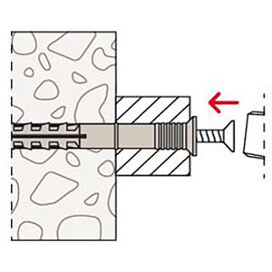 Produktbild für Dübel Fischer 514870, N8x40/1P