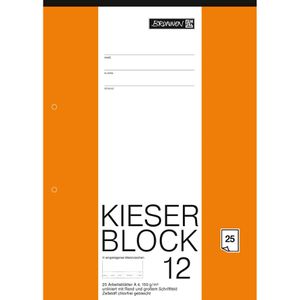 Produktbild für Kieserblock Brunnen Lineatur 12