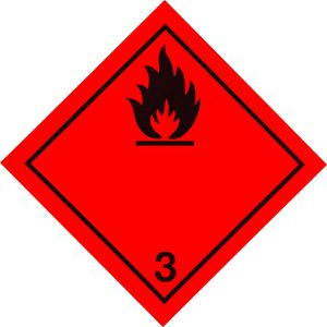 Produktbild für Gefahrgutaufkleber Böttcher-AG 306100