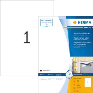 Inkjet-Etiketten Herma 4602, Special, weiß