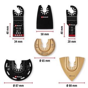 Produktbild für Multifunktionswerkzeug-Zubehör Einhell Renovierungs-Set