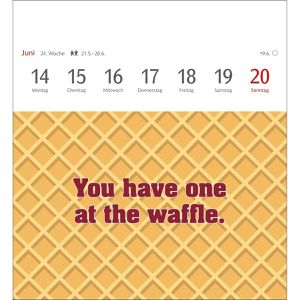 Produktbild für Abreißkalender Harenberg Now I know how the rabbit runs