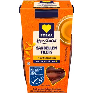 Fischkonserve Edeka Herzstücke Sardellenfilets