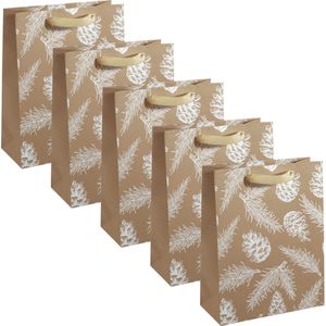 Produktbild für Geschenktüte Sigel GT120, Pine cones and pine branches