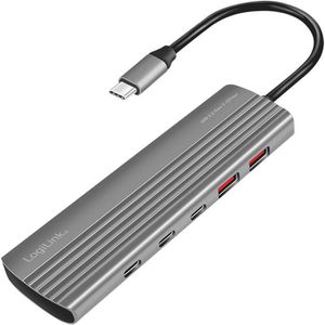 USB-Hub LogiLink Ultra-Slim UA0415, Metallgehäuse