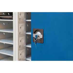 Produktbild für Laptopwagen Rotstahl 462423, grau / blau