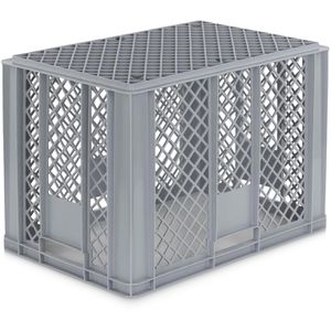Produktbild für Eurobox Alpha-Paletten grau, 80 Liter, lebensmittelecht