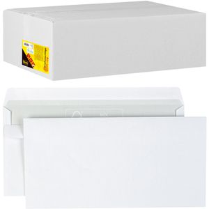 Produktbild für Briefumschläge Idena 10222, weiß, DIN lang