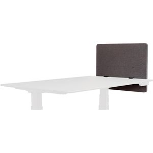 Produktbild für Tischtrennwand Luxor RCLM-SP-SG, schiefergrau