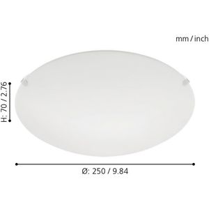 Produktbild für Deckenleuchte Eglo Mars, weiß, E27-Fassung