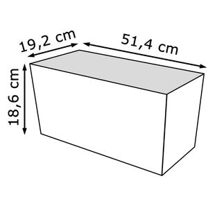 Produktbild für Blumenkasten Prosperplast Rato Case, weiß