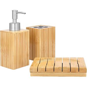 Produktbild für Badaccessoires-Set Navaris 50084.03, 3-teilig