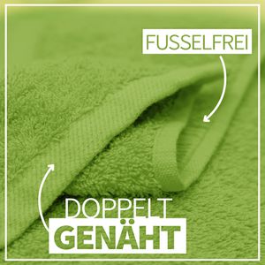 Produktbild für Handtuch NatureMark Premium, apfelgrün, 70 x 140 cm