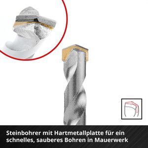 Produktbild für Bohrer Einhell S-CASE HM, 51410