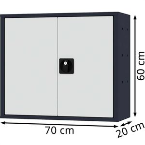 Produktbild für Werkzeugschrank Simplaflex CL7WHSF06, Metall, anthrazit / grau