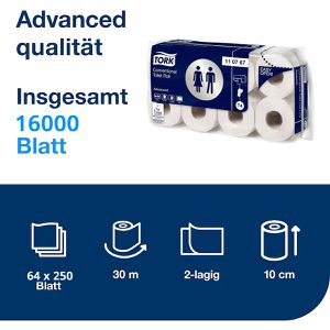 Produktbild für Toilettenpapier Tork Advanced, 110767, T4