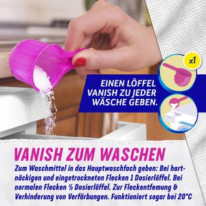 Produktbild für Fleckenentferner Vanish Oxi Action, Powerweiss, Pulver