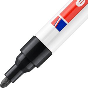 Produktbild für Lackmarker Edding 750, schwarz und weiß