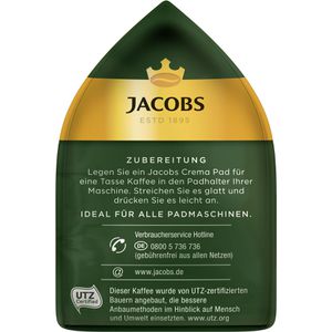 Produktbild für Kaffeepads Jacobs Crema Pads, Kräftig