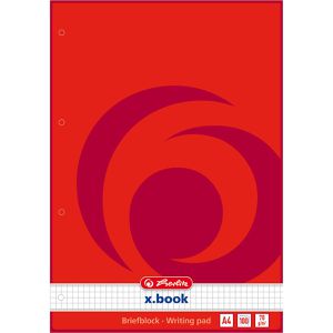 Produktbild für Briefblock Herlitz 733436 x-book, A4