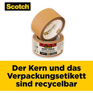 Produktbild für Packband Scotch 8GC, Box Lock, Papier, braun