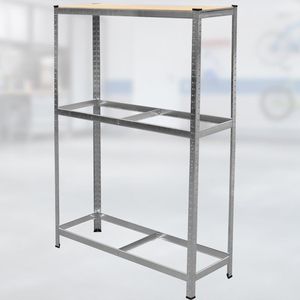 Produktbild für Reifenregal Monzana 104365, silber, für 8 Reifen