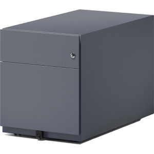 Produktbild für Rollcontainer Bisley Note, aus Metall, anthrazit