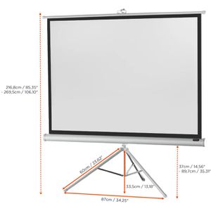 Produktbild für Beamer-Leinwand Celexon Economy White Edition