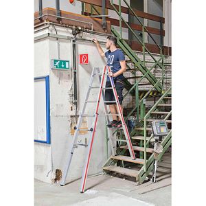 Produktbild für Stehleiter Hymer 412312, beidseitig begehbar