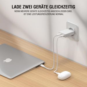 Produktbild für USB-Ladegerät 4smarts PDPlug Slim Dual GaN 2C, 65 Watt