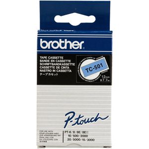 Produktbild für Schriftband Brother TC-501, 12mm