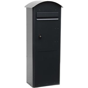 Produktbild für Briefkasten SafePost 70510 ScanPro 70-5, schwarz, aus Stahl
