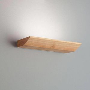 Produktbild für Wandleuchte Fabas-Luce Linus, aus Holz, für innen