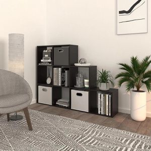 Produktbild für Bücherregal Vicco 37502, schwarz
