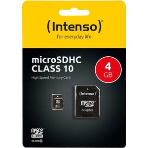 Produktbild für Micro-SD-Karte Intenso 3413450, 4GB