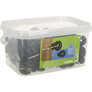 Produktbild für Isolatoren AKO mit Holzgewinde, Ringisolator