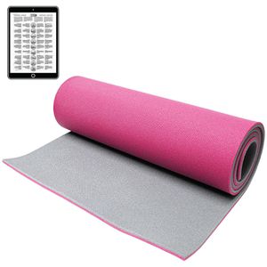 Produktbild für Yogamatte Best-Sporting pink/grau, 1,3 cm stark