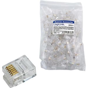 Produktbild für Modularstecker LogiLink MP0019, RJ12