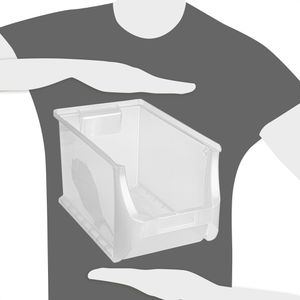 Produktbild für Sichtlagerkasten Allit ProfiPlus Box 456285, Größe 4H