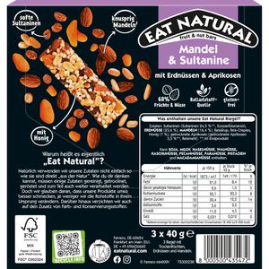 Produktbild für Müsliriegel Eat-Natural Mandel &amp; Sultanine