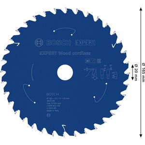 Produktbild für Kreissägeblatt Bosch Expert Wood Cordless, 2608902150