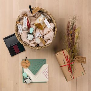 Produktbild für Motivstempel Trodat Creative Mini Set Beste Wünsche,aus Metall