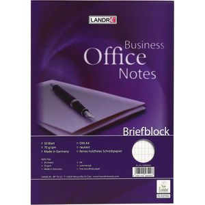 Produktbild für Briefblock Herlitz 100050265 Office, A4