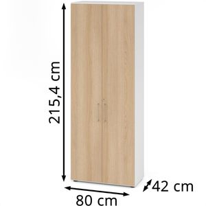 Produktbild für Aktenschrank Hammerbacher Serie 9 Advanced, aus Holz