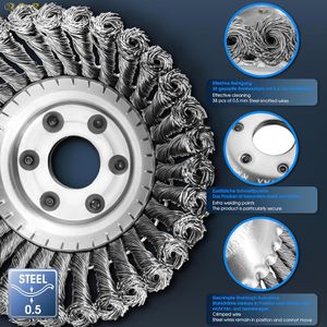 Produktbild für Drahtbürste S&amp;R 135.150.101, Unkrautbürste Ø 150mm