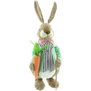 Osterdeko Frank-Flechtwaren 514030, Herr Hase XL
