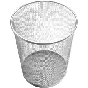 Produktbild für Papierkorb Helit the circle network, silber